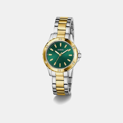 Guess Gs Mist Women Quartz Green Dial Analog Stainless Steel Gw0948L8