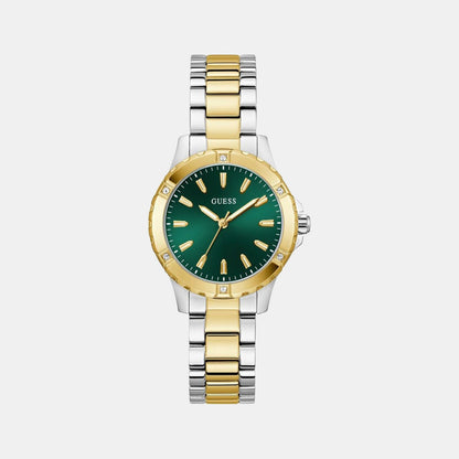 Guess Gs Mist Women Quartz Green Dial Analog Stainless Steel Gw0948L8