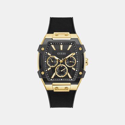 Guess Gt Phoenix Men Quartz Black Dial Analog Stainless Steel Gw0956G2