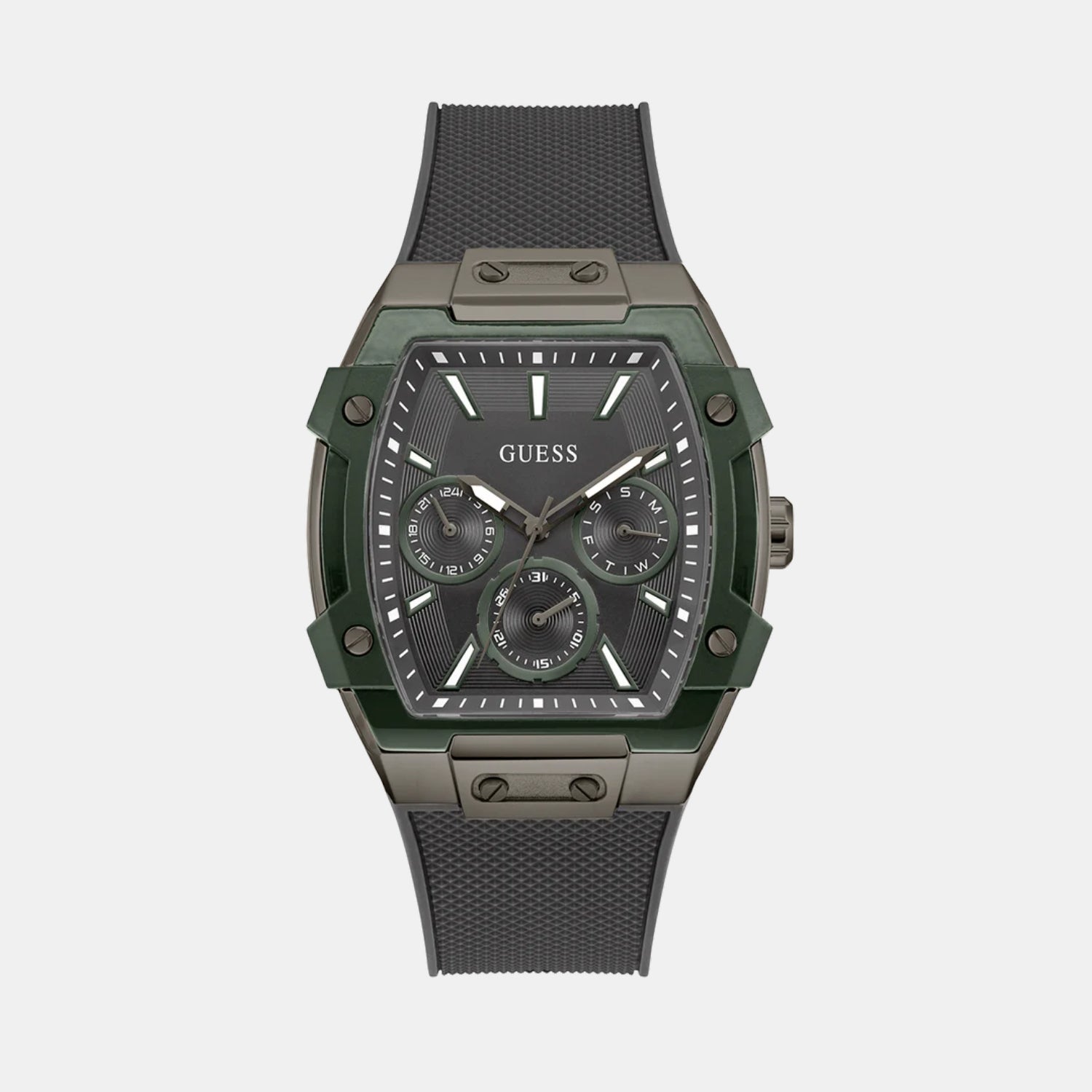 Guess Gt Phoenix Men Quartz Grey Dial Analog Stainless Steel Gw0956G3