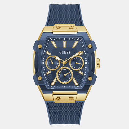 Guess Gt Phoenix Men Quartz Blue Dial Analog Stainless Steel Gw0956G5
