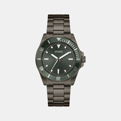 Guess Gs Cliff Men Quartz Green Dial Analog Stainless Steel Gw0968G3