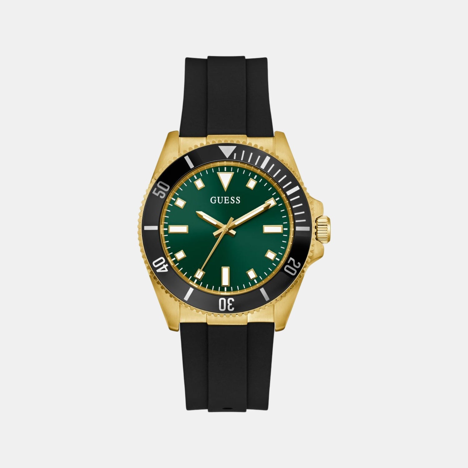 Guess Gs Cliff Men Quartz Green Dial Analog Stainless Steel Gw0969G2