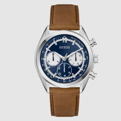 Guess Gd Dawson Men Quartz Blue Dial Analog Stainless Steel Gw0972G1