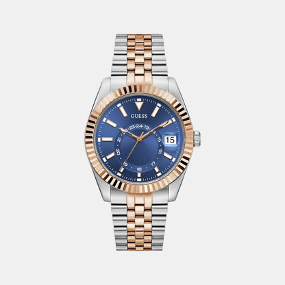 Guess Gd Jaden Men Quartz Blue Dial Analog Stainless Steel Gw0977G5