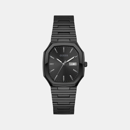 Guess Gd Oliver Men Quartz Black Dial Analog Stainless Steel Gw0978G4