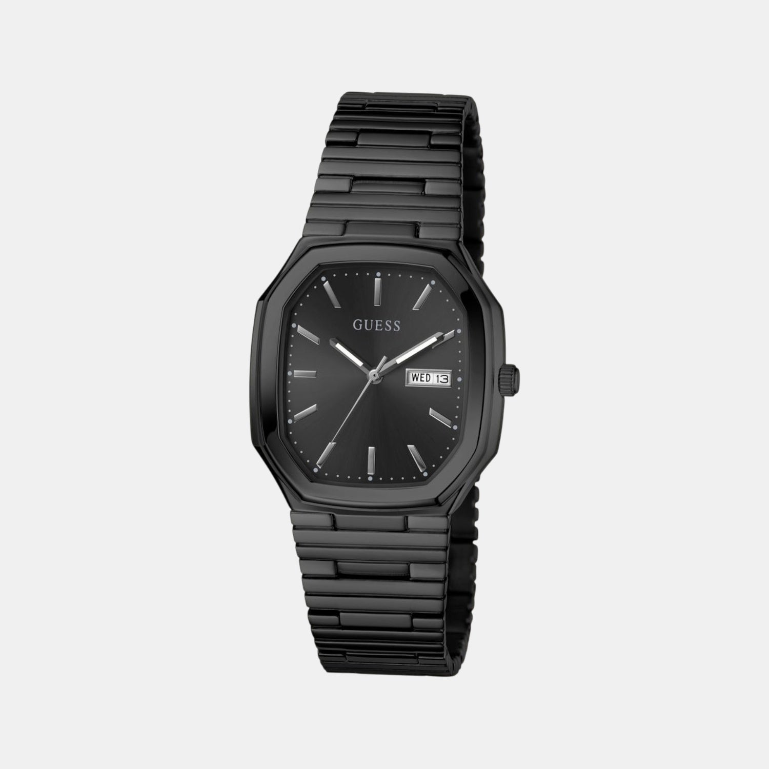 Guess Gd Oliver Men Quartz Black Dial Analog Stainless Steel Gw0978G4