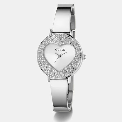 Guess Gb Hartly Women Quartz White Dial Analog Stainless Steel Gw0991L1