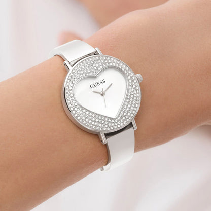 Guess Gb Hartly Women Quartz White Dial Analog Stainless Steel Gw0991L1