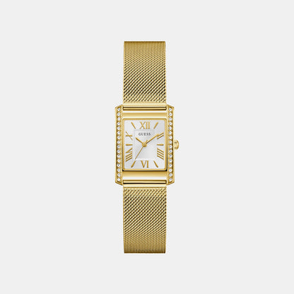 Guess Gd Bonnet Women Quartz White Dial Analog Stainless Steel Gw0997L2