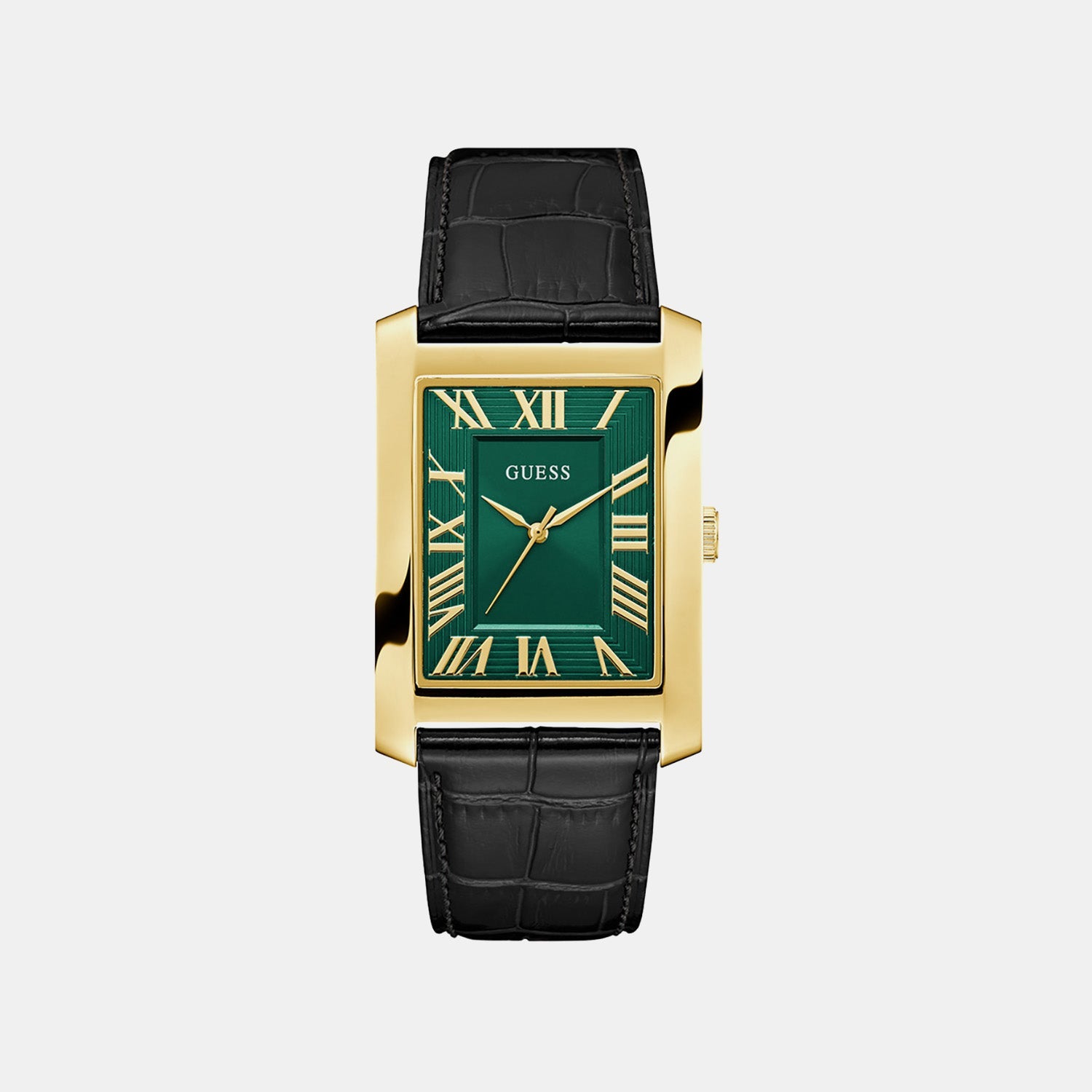 Guess Gd Clyde Men Quartz Green Dial Analog Stainless Steel Gw1003G3