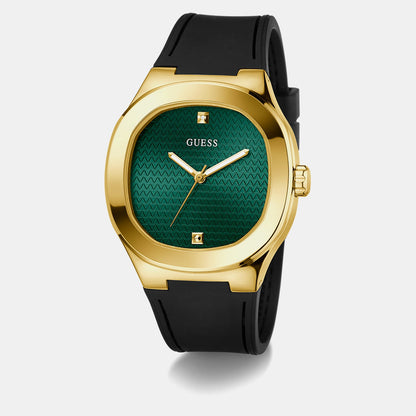 Guess Gd Headline Men Quartz Green Dial Analog Stainless Steel Gw1005G2