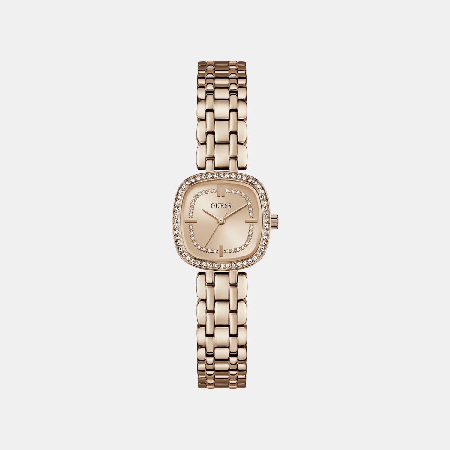 Guess Gb Hazel Women Quartz Rose Gold Dial Analog Stainless Steel Gw1018L4