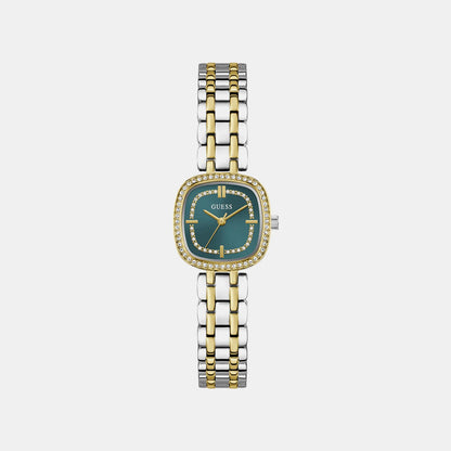 Guess Gb Hazel Women Quartz Teal Dial Analog Stainless Steel Gw1018L6