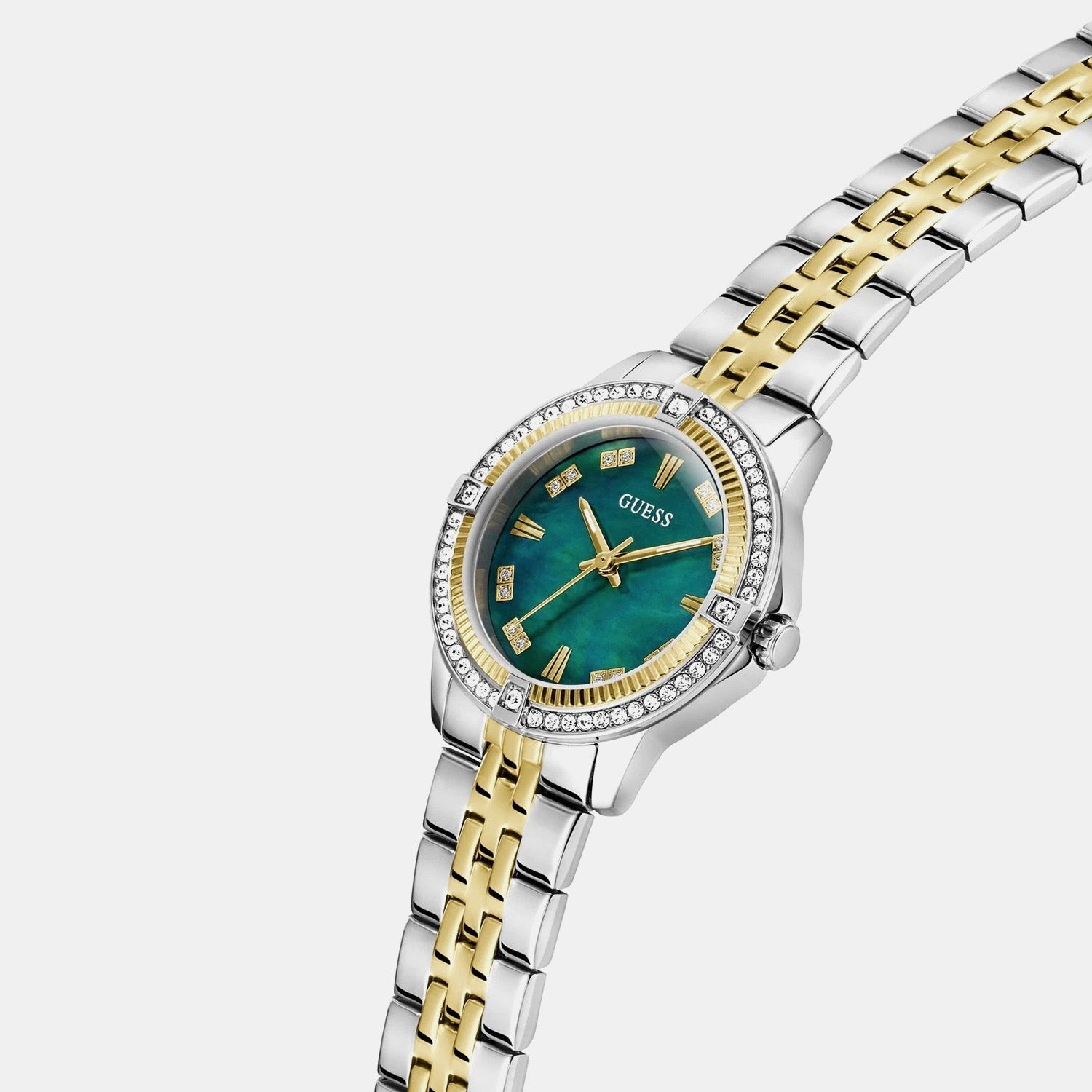 Guess Gd Colette Women Quartz Green Dial Analog Stainless Steel Gw1027L3