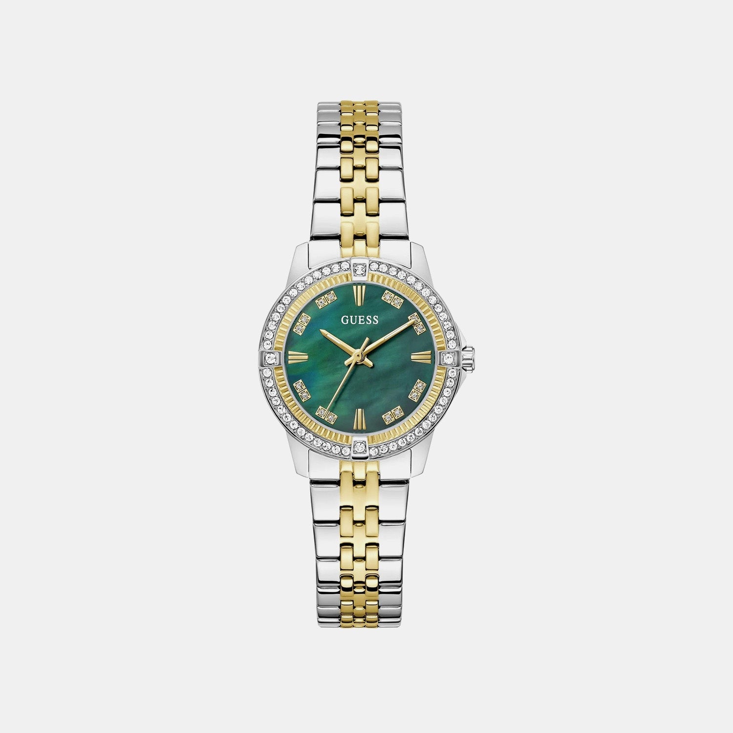 Guess Gd Colette Women Quartz Green Dial Analog Stainless Steel Gw1027L3