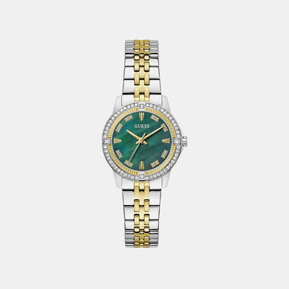 Guess Gd Colette Women Quartz Green Dial Analog Stainless Steel Gw1027L3