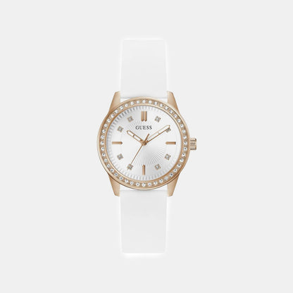 Guess Gd Margo Women Quartz White Dial Analog Stainless Steel Gw1030L4