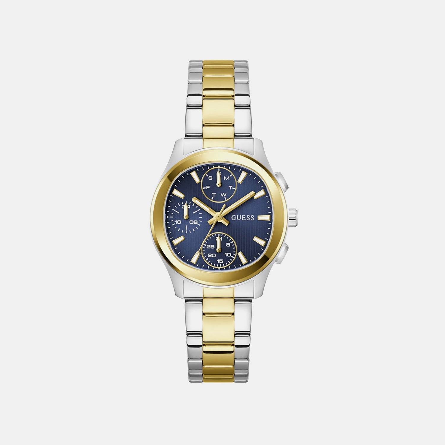 Guess Gd Birdie Women Quartz Blue Dial Analog Stainless Steel Gw1031L3