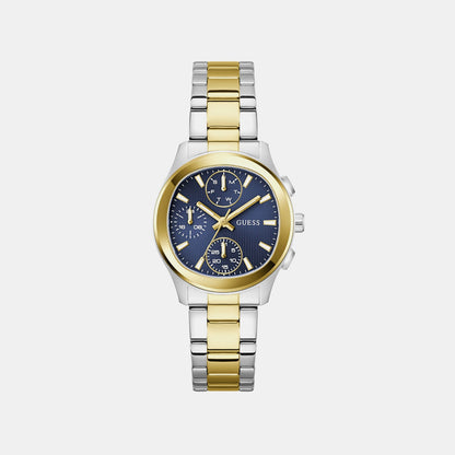 Guess Gd Birdie Women Quartz Blue Dial Analog Stainless Steel Gw1031L3