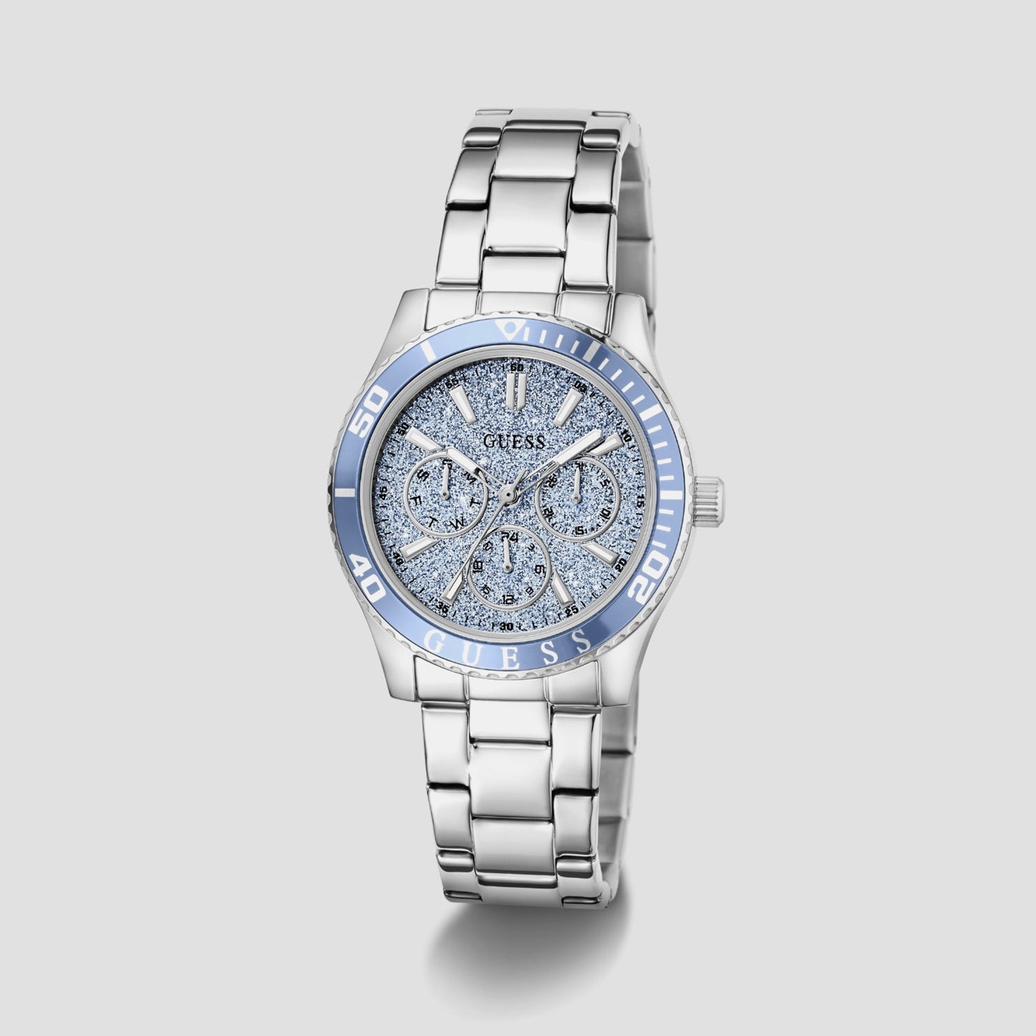 Guess Gs Mariana Women Quartz Blue Dial Analog Stainless Steel Gw1035L1