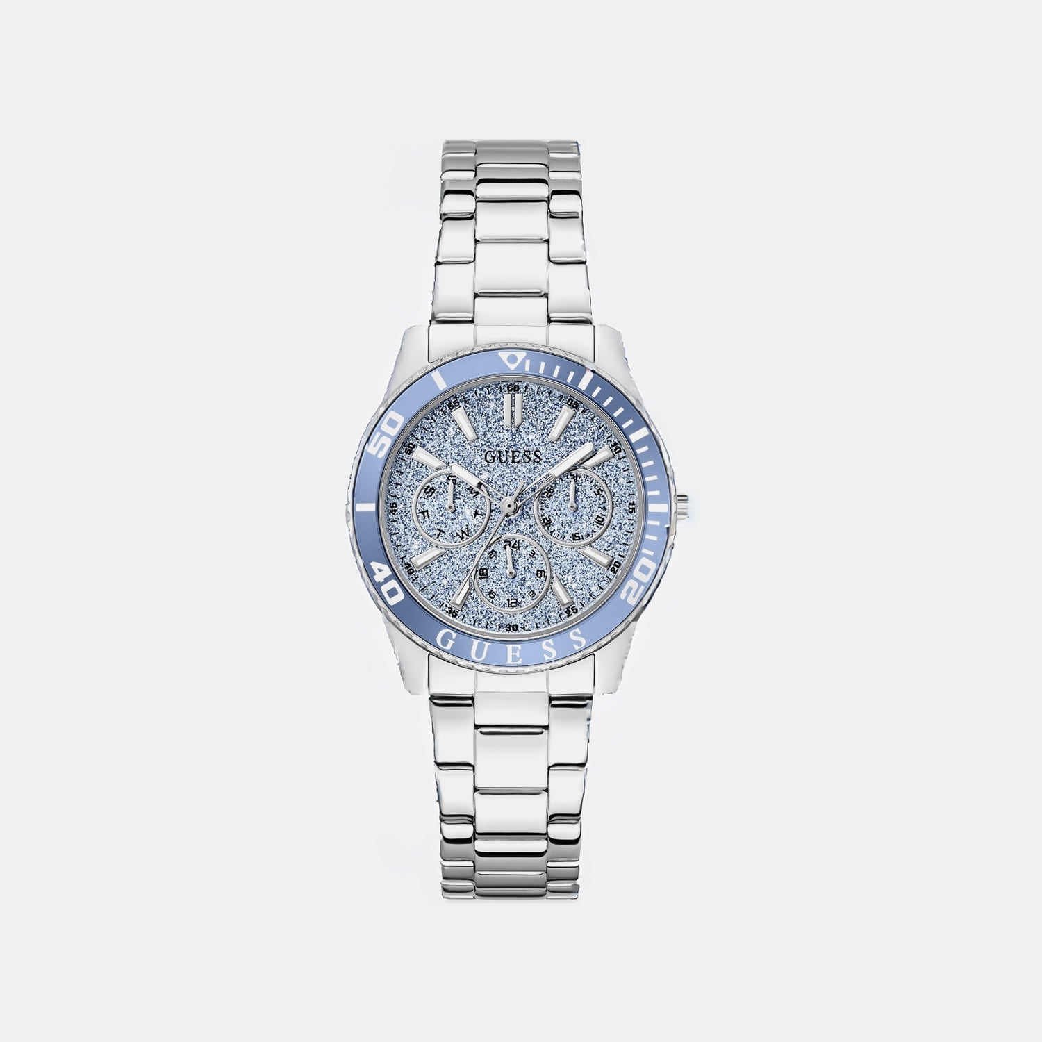 Guess Gs Mariana Women Quartz Blue Dial Analog Stainless Steel Gw1035L1