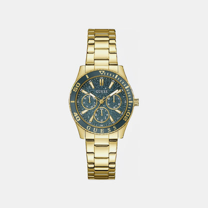 Guess Gs Mariana Women Quartz Teal Dial Analog Stainless Steel Gw1035L2