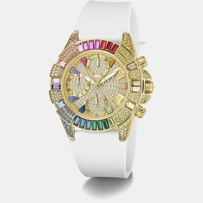Guess Gt True Women Quartz Champagne Dial Analog Stainless Steel Gw1047L2
