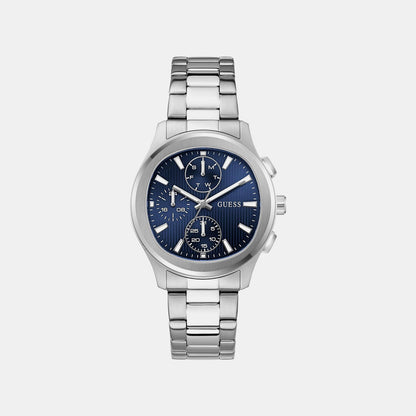 Guess Men Quartz Blue Dial Chronograph Stainless Steel Watch Gw1048G7