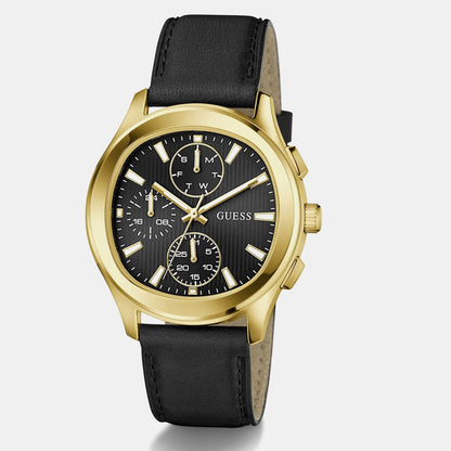 Guess Gd Palmer Men Quartz Black Dial Analog Stainless Steel Gw1049G2