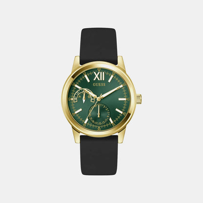 Guess Gd Emerson Men Quartz Green Dial Analog Stainless Steel Gw1056G2