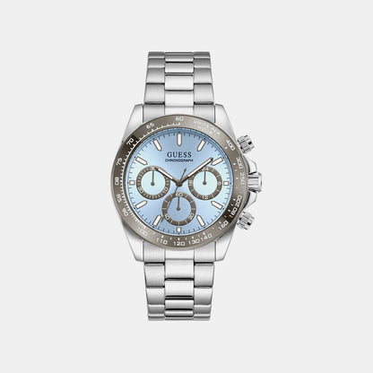 Guess Gs Arthur Men Quartz Blue Dial Analog Stainless Steel Gw1058G1