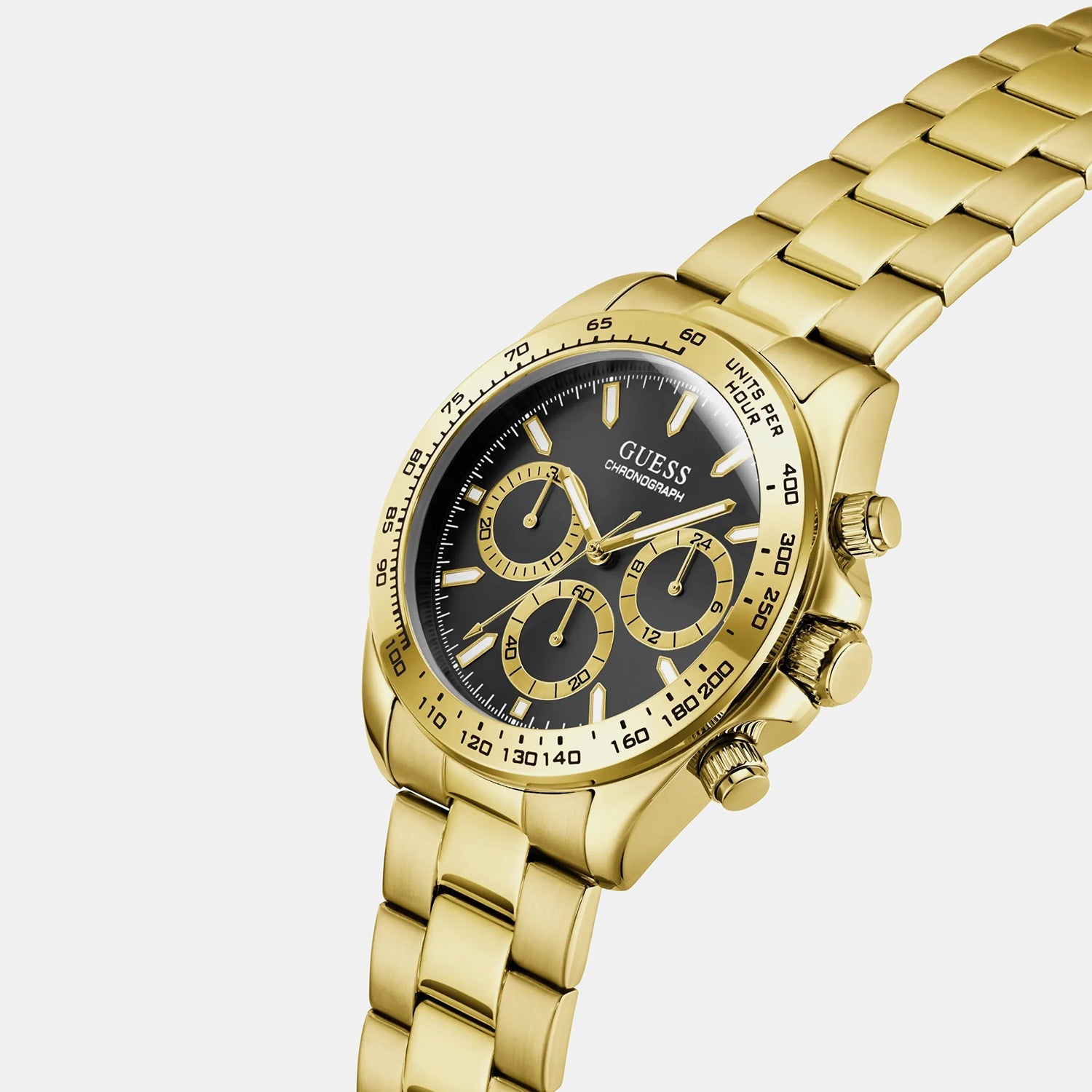 Guess Gs Arthur Men Quartz Black Dial Analog Stainless Steel Gw1058G2