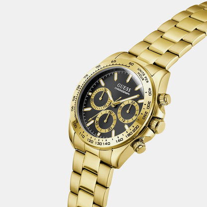 Guess Gs Arthur Men Quartz Black Dial Analog Stainless Steel Gw1058G2