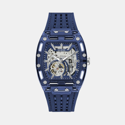 Guess Gt Phoenix Men Quartz Blue Dial Analog Stainless Steel Gw1073G1