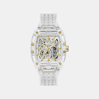Guess Gt Phoenix Men Automatic Silver Dial Analog Stainless Steel Gw1073G2