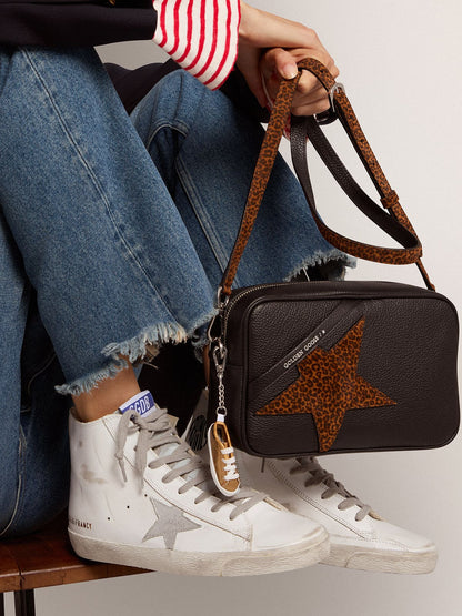 Golden Goose Womens Francy Leather With Suede Star Womens