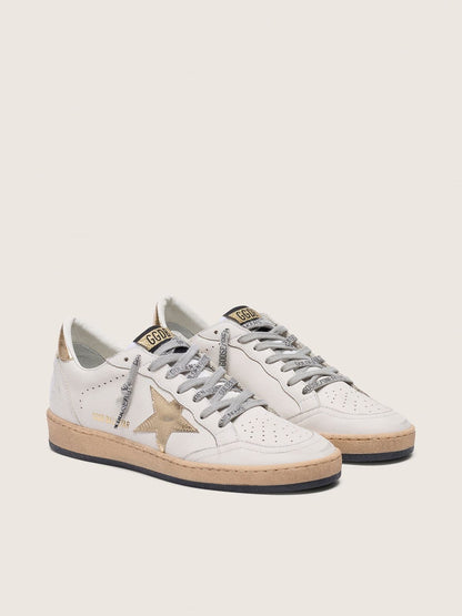 Golden Goose Womens Ball Star With Gold Star And Heel Tab Womens