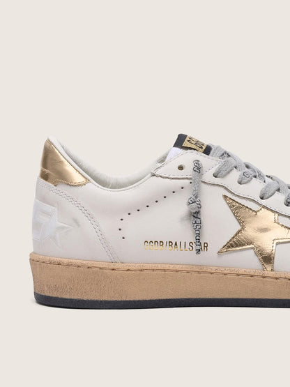 Golden Goose Womens Ball Star With Gold Star And Heel Tab Womens