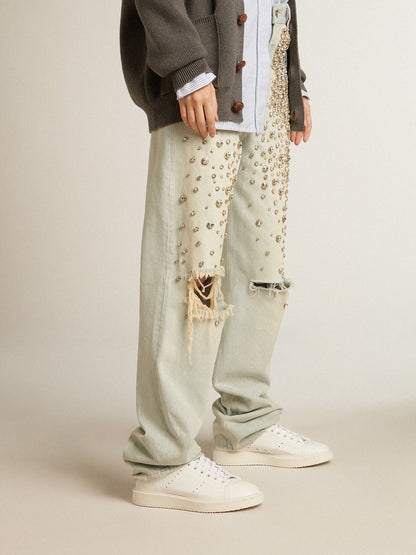 Golden Goose Womens Bio-Based Starter With White Star And Heel Tab Womens