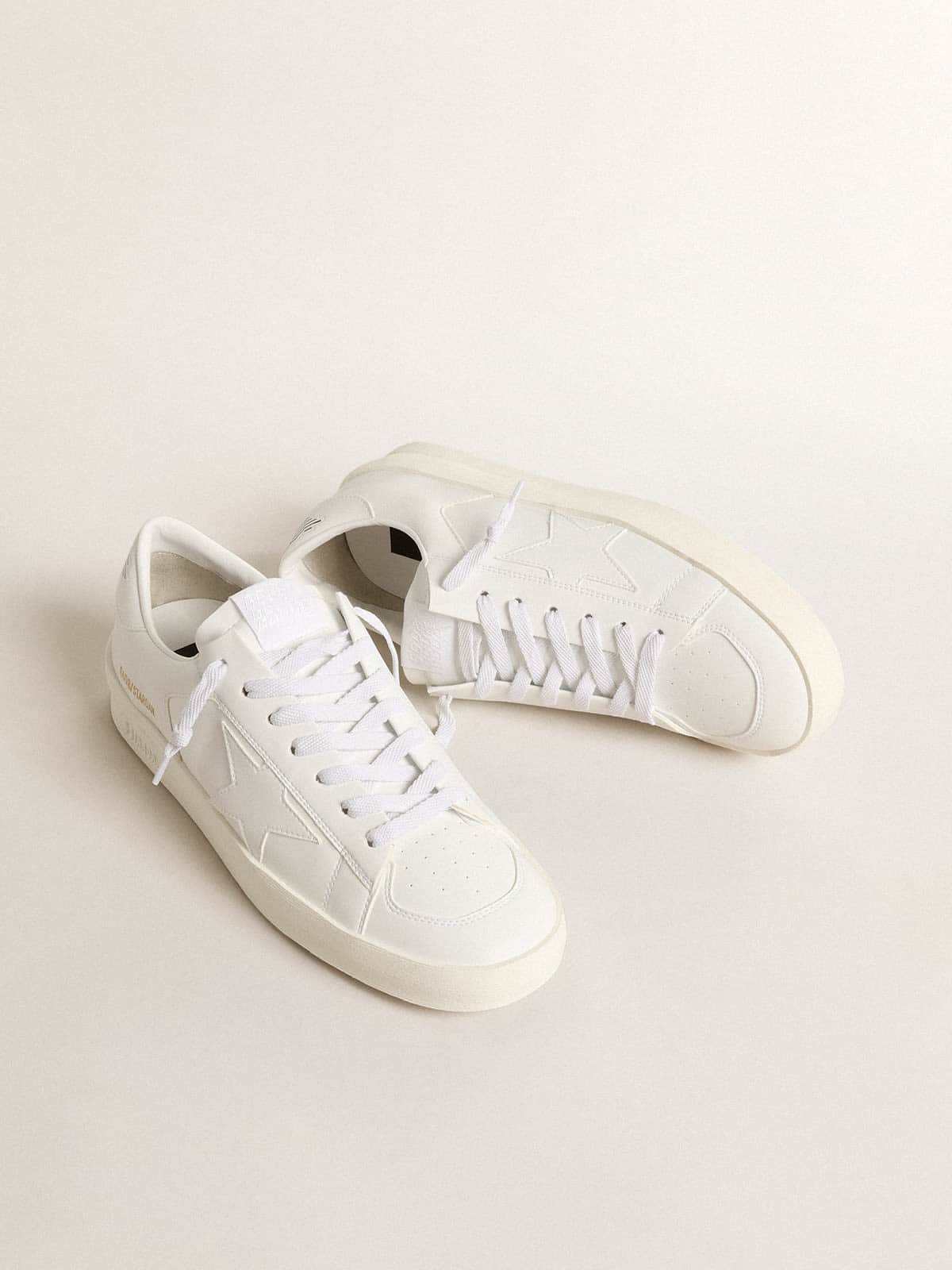 Golden Goose Womens Bio-Based Stardan With White Star And Heel Tab Womens