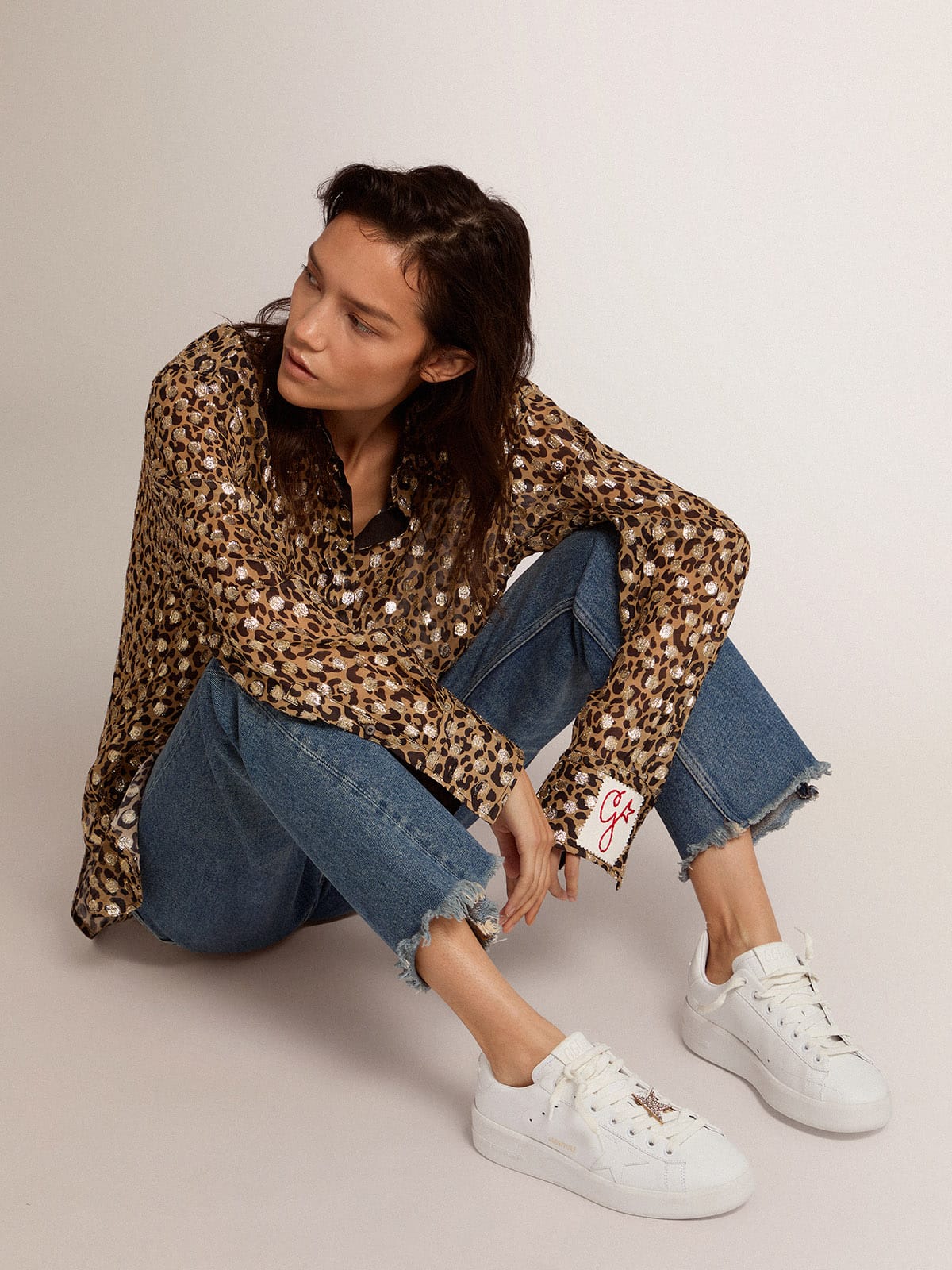 Golden Goose Womens Purestar In White Womens