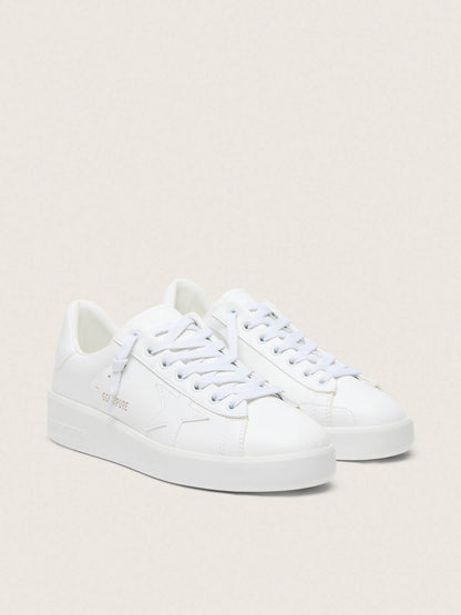 Golden Goose Womens Bio-Based Purestar With White Star And Heel Tab Womens