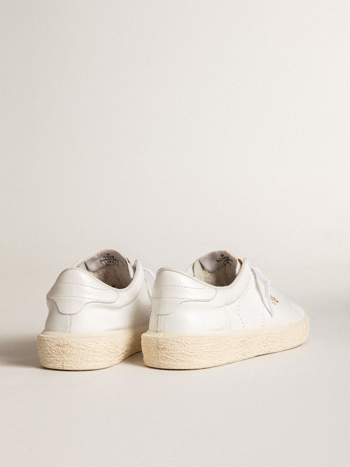 Golden Goose Womens Tennis In White Leather Womens