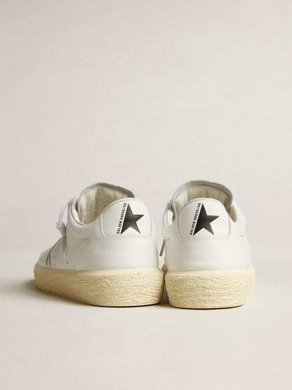 Golden Goose Womens Tenth Star In White Leather Womens