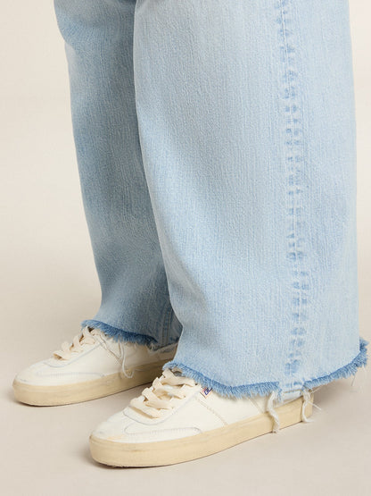 Golden Goose Soul Star In White Nappa With Metallic Silver Leather Heel Tab Womens