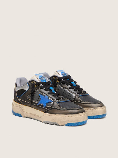 Golden Goose Womens Forty2 In Black Foam Rubber And Leather With Tpu Star And Black Leather Heel Tab Womens