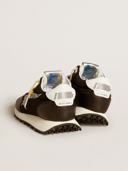 Golden Goose Womens Marathon With Black Nylon Upper And White Star Womens