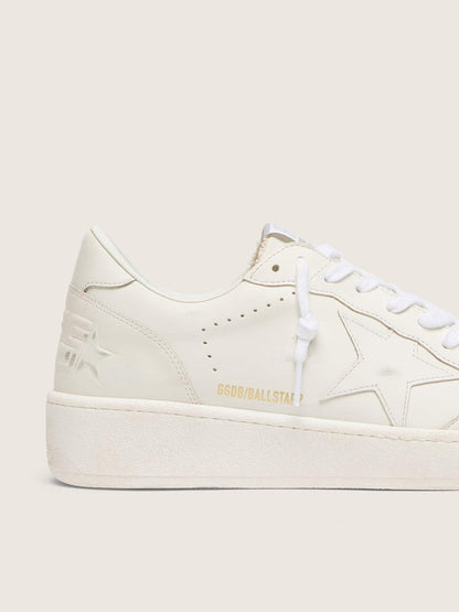 Golden Goose Womens Ball Star With White Leather Star And Heel Tab Womens