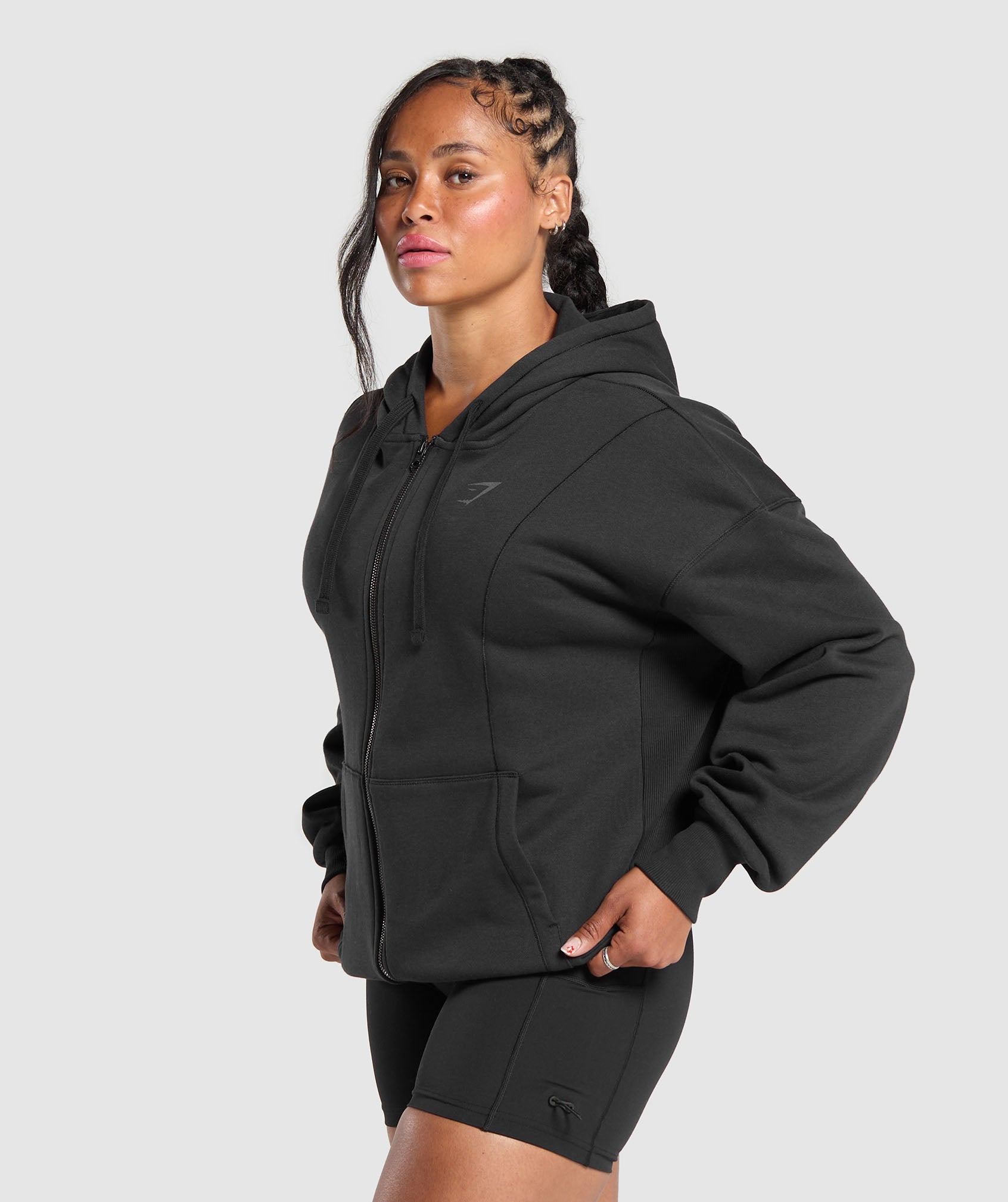 Women's Gymshark Power Hoodie Black